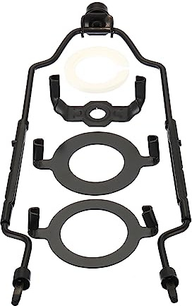 PATIKIL 8 9 10 11 Lampada Arpa Kit con Finestra, Regolabile Lampada Paralume Staffa Supporto con 3/8 IP E14 E26 E27 Light Base per Tavolo Da terra Lampada, Nero