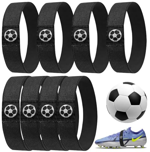 Skosnören fixeringsband fotboll, 8 stycken förhindrar fotbollsskorna från att lossna för fotbollsskor fritidsskor hög klack