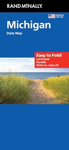 Rand McNally Easy to Fold: Michigan Laminated State Map