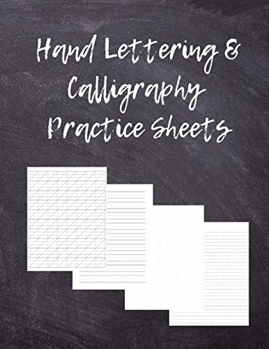 Hand Lettering & Calligraphy Practice Sheets: Hand Lettering Tracing Paper and Calligraphy Workbook
