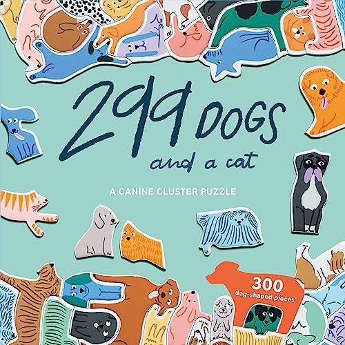 Laurence King 299 Dogs (and a cat), Teal/Turquoise Green