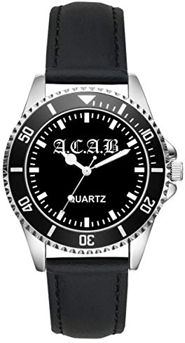 KIESENBERG A.C.A.B. Geschenk Artikel Idee Fan Uhr L-2155