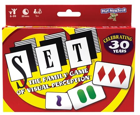 PlayMonster SET | Family Card Games | Family Visual Perception Game | Age 6+