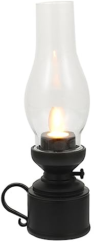 TOYANDONA LED Kerosin Lampe LED Laternen LED Kerosin Licht Traditionelle Kerosin LED Lampe LED Decor Glas Kerosin Öl Lampe LED Kerosin Lampe Modell LED Nachtlicht Kerosin Licht Modell Pp