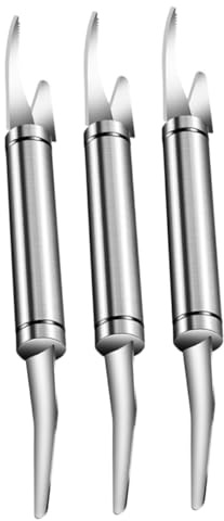 VERDANVERSE 3pièces Éplucheurs De Crevettes Inoxydable Outils De Cuisine Ergonomiques pour Retirer Les Lignes De Crevettes Et Nettoyer Le Poisson Pratiques Et Portables pour Usage Quotidien