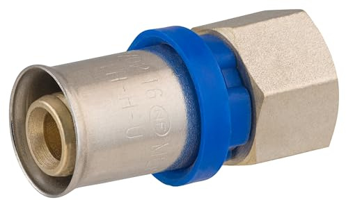 Raccord Multicouche à Sertir Multi profils TH-H-U diamètre Ø16 mm - à visser Femelle 12x17 (3/8) - Norme NF 545 pour réseau d'eau potable et chauffage NOYON & THIEBAULT