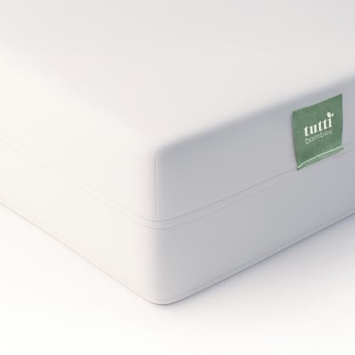 Tutti Bambini Essentials Fibre Cot Mattress 140x70x7 cm - Hypoallergenic, Breathable & Water-Repellent Cot Bed Mattress, 100% Dent-Resistant Polyester Fibre Toddler Bed Mattress & Travel Cot Mattress