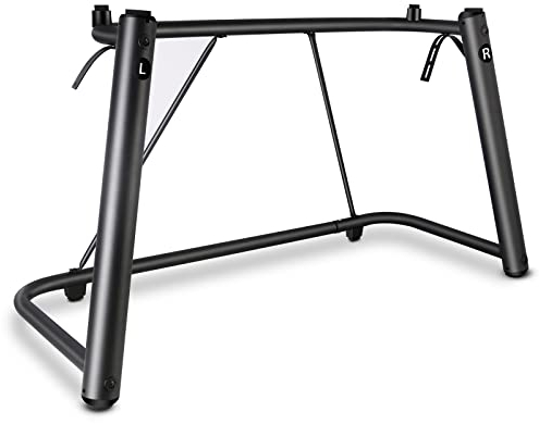 Keyboard Stand Piano 61 Key Piano Stand for 88 Keyboard 76 Key Keyboard Stand Locking Straps Adjustable Digital Piano Stand Electric Piano Stand for Students Adults Sturdy Musical Keyboard