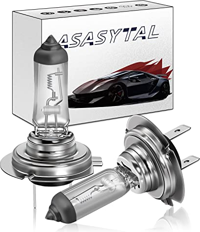 Asasytal Lampadina Alogena H7 24V 70W, Lampade per Fari con 3000K Giallo Super Bright Light come OEM, per la Sostituzione Della Lampadina del Faro Dei Camion, 2 Pezzi