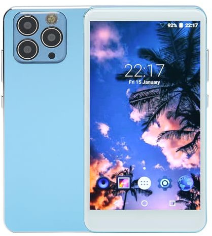Lettore MP3 MP4 con Bluetooth, Touch Screen HD da 5 Pollici con Riduzione del Rumore HiFi, Lettore Musicale WiFi Portatile con Fotocamera, Supporto Caricamento Wireless, (Blu)