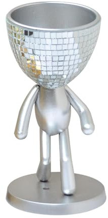 Disco-Pflanzenhalter, Disco-Blumenvase - Walking Man Blumentopf,Walking Man Figur Sukkulenten Übertopf Desktop Indoor Outdoor Gartendekoration
