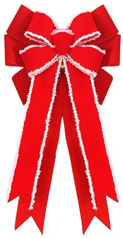Julrosetter för kransar, julgransrosett - linne älg julkrans rosett för - julgransrosett hänge, festgåvor för, gh