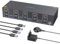 8K KVM Switch 4 PC 3 Monitors 4K@144Hz 8K@60Hz, HDMI 2.1+ 2 DisplayPort 1.4 KVM Switch 4 Port für 4 Computers share 3 Monitors und 4 USB Geräte, triple monitor kvm mit Wired Remote und 4 USB3.0 Kabeln