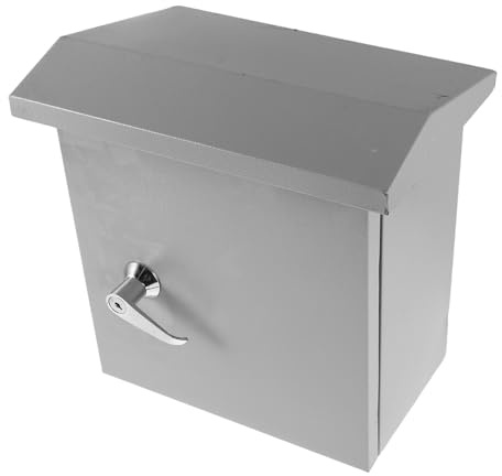 Gadpiparty Weatherproof Electrical Box Outdoor Metal Breaker Junction Case 30x25x15cm Rustproof Corrosion-Resistant Load Center Distribution Enclosure for Construction Site Use