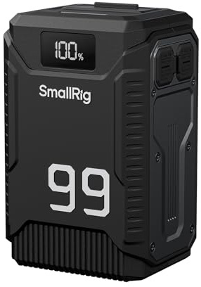 SMALLRIG V Mount Battery T99, 99Wh/6800mAh Camera Battery, 5.9ft Drop-Proof