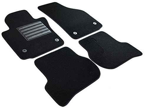 MTM SP-3127 Alfombrillas a Medida en Velour para Seat Altea / Altea XL / Leon 2004-2012 / Toledo III (5P) 2004-2010
