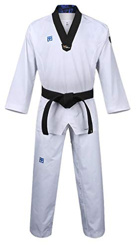 MOOTO Taekwondo Extera S6 Uniform TKD Martial Arts MMA Judo Karate (150 (Height : 150~159cm)(4.92~5.22ft)