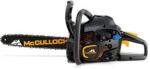 McCulloch CS 42STE Petrol Chainsaw – 42 cc, 14 Inch Bar Length, 52 Drive Links, Ox Power Engine, Quick 3-Step Start, Soft Grip Handle, Integrated Combi Tool