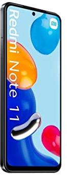 XIAOMI Redmi Note 11 Smartphone 6.43 FHD + DotDisplay, 90Hz FHD+ AMOLED DotDisplay, 50MP Al Quad Camera, 5000mAh (typ) batería, Dual-SIM 6G 128GB Graphite Grey [Versión Global]