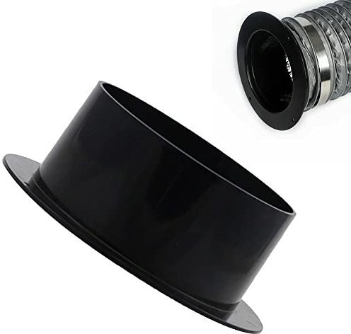 ZYWUOY Raccord de tuyau, diamètre 160 mm, bride ABS, tuyau de ventilation, rond, raccord pour système de ventilation, chauffage et refroidissement