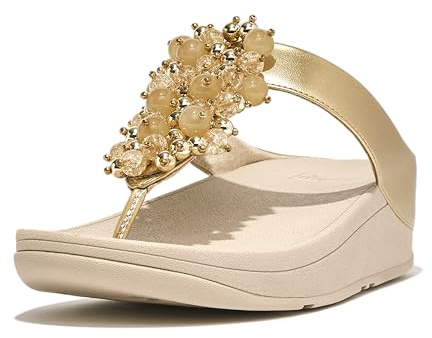 Fitflop Fino Bauble-bead Toe-post Slides EU 38