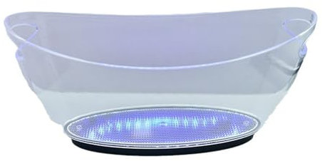 Práctico contenedor de hielo con asa práctica para actividades al aire libre