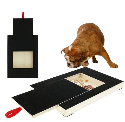 Planche à lime à ongles pour chien, jouet et tampon à griffer, avec boîte à goûter intégrée, grattoir en bois pour dressage de chiot, robuste, parfait pour une utilisation en extérieur, compact en