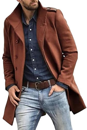 Sobretodo Gabardina Hombre Plumifero Lana Cuartos Deportivo Mezclilla Trucker Camisa Casacas Borrega Marrón Crema Moderno Por Tecnicos Clasica Fluorescente Pu Marineros Pelliza