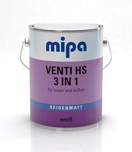 MIPA Venti HS 3in1 - Alkydharzlack, seidenmatt/ 2,5L,feuchtigkeitsregulierender