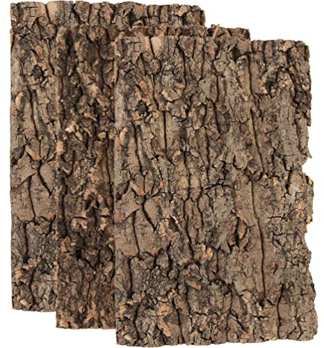3 Stück Reptilien Terrarium Korkrinde Hintergrundplatte - Realistische Klettermatte Für Schildkröten Eidechsen Und Chamäleons 30 X 20 cm