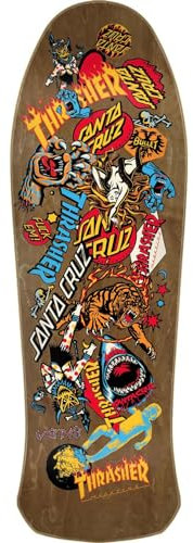 SANTA CRUZ Thrasher Salba Oops Skateboard-Decks, 26,4 x 81,3 cm