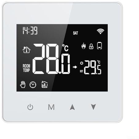 Termostato Smart WiFi Tuya Per Caldaia A Gas - Regolatore di Temperatura Programmabile Per Smart Home