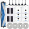 Bluearks 21 Stück Zubehörset für Ecovacs Deebot T30 Pro Omni/T30 Omni Saugroboter, 1 Hauptbürste, 4 Filter, 4 Wischpad, 6 Seitenbürsten, 6 Staubbeutel,T30 Pro Omni/T30 Omni Ersatzteile Saugroboter