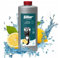 Sillar Scherkopfreiniger Nachfüllflüssigkeit 1L - Zitronen-Formel - Kompatibel mit Braun CCR Serie 3, 5, 7, 9,Clean&Renew - Reinigungslösung für Rasierköpfe - Maximale Hygiene und Effizienz