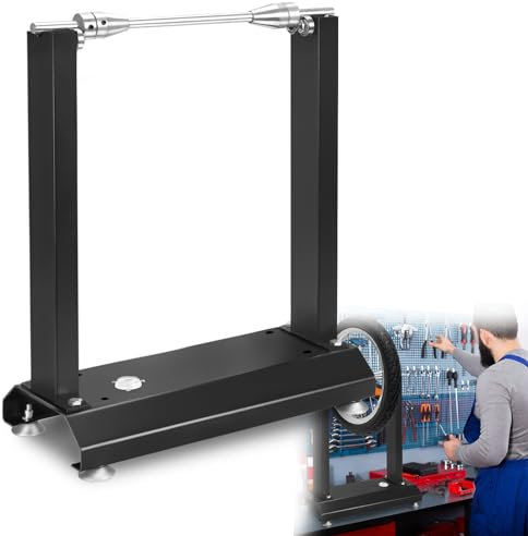 HENGMEI Reifenwuchtzange Auswuchtgerät Motorrad Auswuchtmaschine Reifen Wuchtmaschine mit Kegeln Eben und Stützbeinen Reifenmontiergerät Reifenmontiermaschine