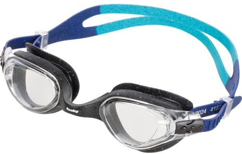 fashy Unisex Schwimmbrille Spark III, schwarz-blau