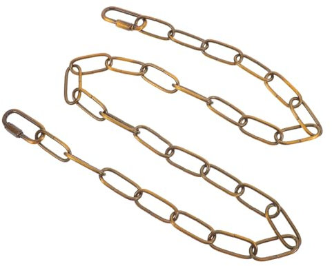 Amosfun 1 Ensemble De Chaîne De Suspension Pour Lustre Chaîne De Suspension Avec Verrous De Connexion Extension De Chaîne Pour Lampes Chaîne Pour De Lumières Kit De