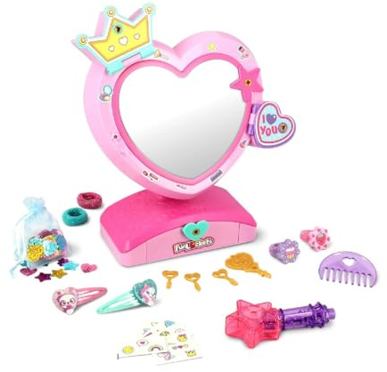 Funlockets - Espejo Secreto para niñas y para niños | Con Brillos para El Pelo, Recomendado a Partir de 4 años, Juguete para niñas y para niños, descubre +20 sorpresas