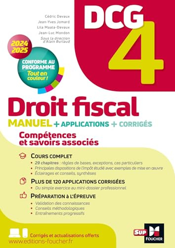 DCG 4 - Droit fiscal - Manuel et applications - Millésime 2025-2026