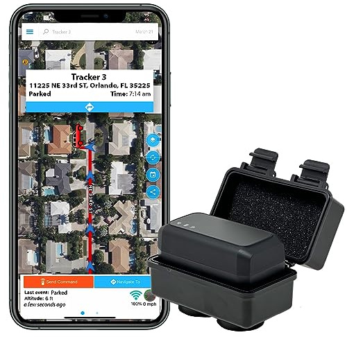 Optimus 3.0 GPS Tracker - Over 1 Month Battery - with Heavy Duty Waterproof Case and Powerful Magnets for Vehicles and Assets
