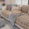 WYJHNLBEDC Sofa/Couch überzug/überwurf, Sofa überwurfdecke, Warmer Super Weicher Plush Sofabezug für Sofa L Form/U Form/Ecksofa 3/2/1 Sitzer, Sofaschutz Hund Kratzschutz Katze Braun 70x180cm