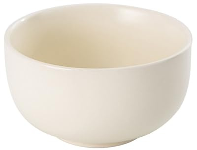 CRCRC Ceramic Products,3 Pieces of Salad Bowl, Ceramic Bowl Set, Soup Bowls, Muesli Shell, 400Ml Rice Bowl(White)
