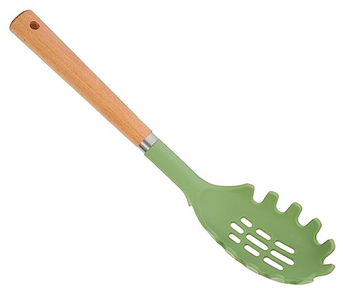 iplusmile Empuñadura De Polvo De Silicona Cuchara Para Espaguetis Utensilio Colador De Fideos Para Cocina Herramienta De Cocina Accesorio Auxiliar Para Servir Pasta
