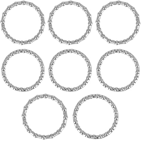 JUGUTA Lot De 8 Boules De Roulement À Billes - Pièces De Vélo - Pour Pédalier De Vélo - Diamètre Extérieur : Kit D'Accessoires De Vélo - Compatible Avec Manivelle De Vélo, Vélo De Route(40Mm，50