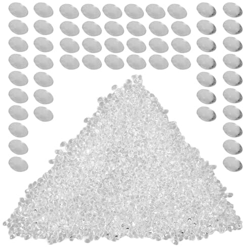 ORFOFE Bolsa de 100 G de Perlas Termoplásticas Transparentes Moldeables para Manualidades, Modelado y Escultura, Plástico Moldeable Endurecible para Proyectos Artísticos y Reparación