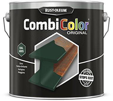 RUST-OLEUM 7337.2.5 Combicolor Original, Superior Metal Protection, Direct To Rust, Moss green-RAL 6005