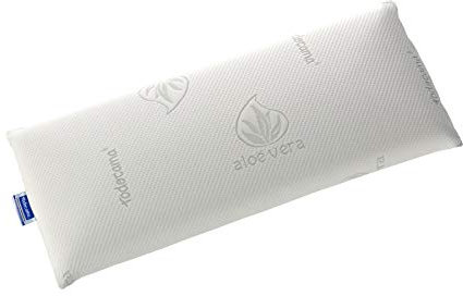 Todocama - Almohada viscoelástica, 70 cm núcleo Compacto. Doble Funda con Cremallera. Tejido Aloe Vera. Termorregulable adaptabilidad al Cuello.