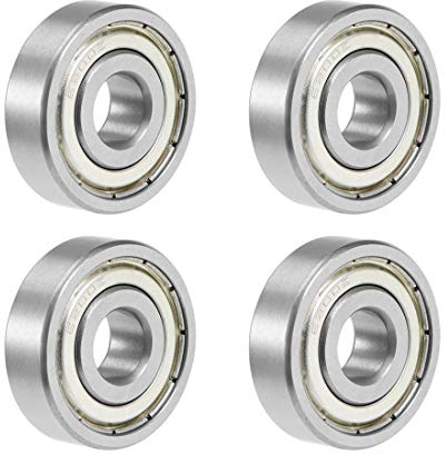 sourcing map 10mm Kugellager 6000zz 6200zz 6800zz 6900zz 6200ZZ (4 Menge)