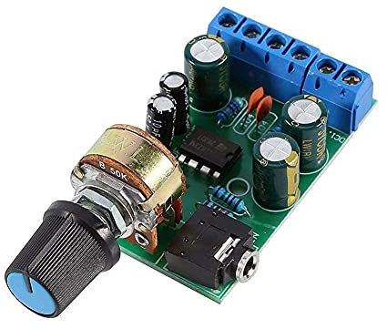 Scheda amplificatore audio DC 1.8-12V 0.1W-5W amplificatore stereo a 2 canali Mini Amplifier Board AUX 4-32 Ohm 3,5 mm