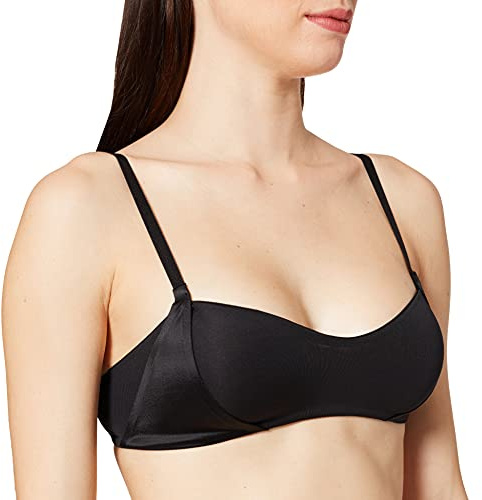 sloggi Women's S Smooth Balconette Padded Bra, Black, L